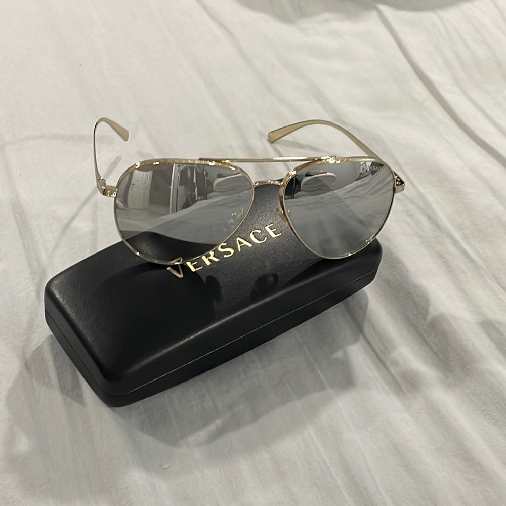 Authentic Versace Pilot Sunglasses